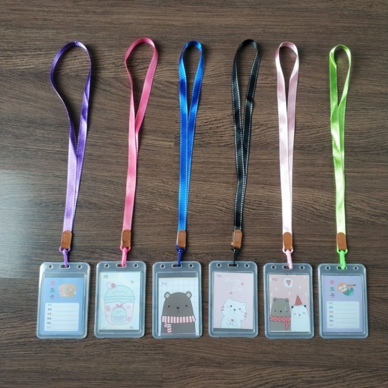 

Lanyard Kartu ID Card Gantungan Tempat Name Tag Kantor Murah Motif