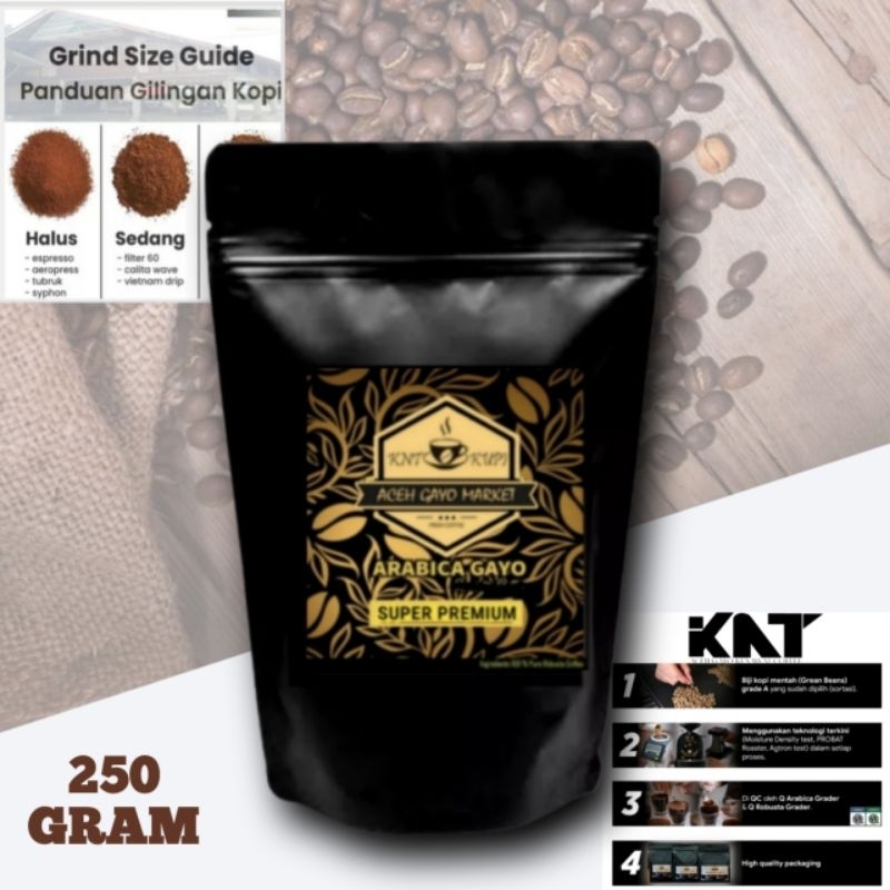 

COFFEE BEAN KOPI BUBUK ARABICA GAYO ACEH ASLI ORIGINAL ARABIKA PREMIUM 250gram BIJI HITAM BUBUK HALUS PALING ENAK TERLARIS TERMURAH AMAN DI LAMBUNG produk tanah RENCONG ACEH ASLI.