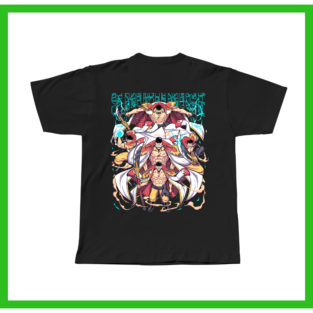 REXPROJECT Shirohige one piece Kaos Anime one piece