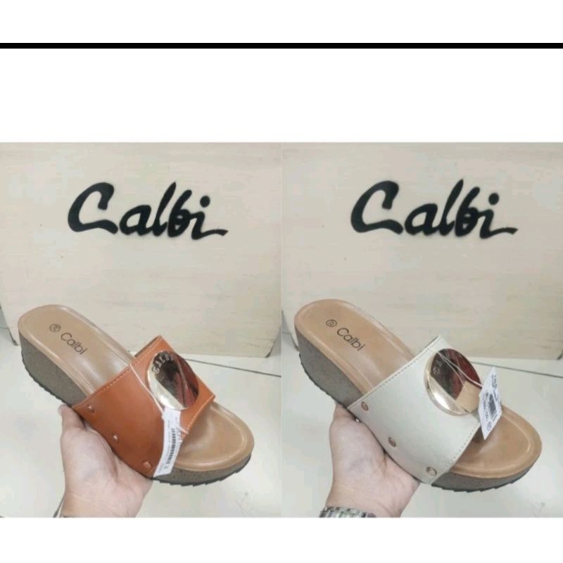 wedges sandal CALBI ORIGINAL DJ 1840 (100% ORIGINAL/COD)
