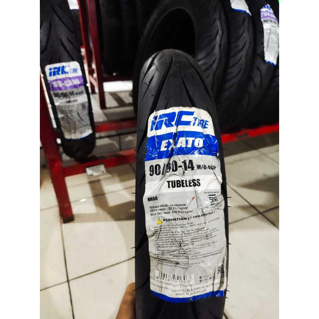 BAN IRC EXATO 90/90-14 TUBELESS