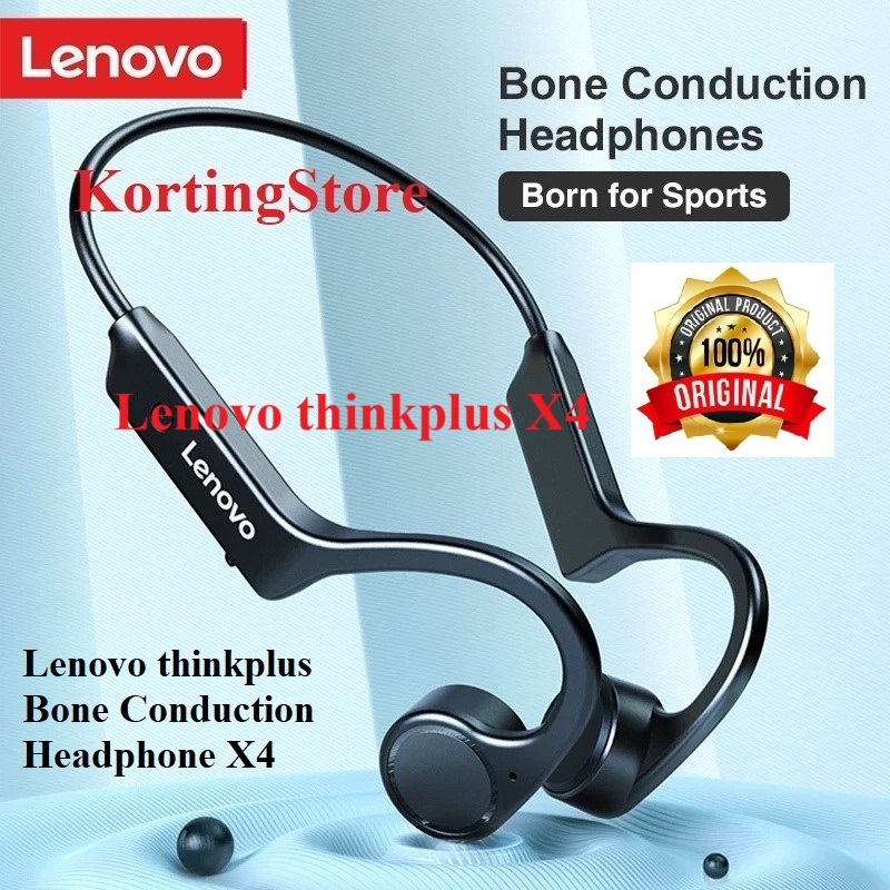 Lenovo Thinkplus X4 Original Bone Conduction Headphone Earphone Bluetooth Wireless