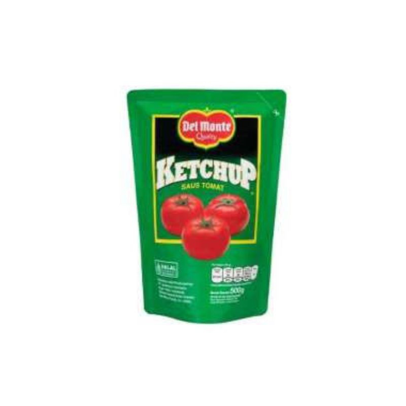 

Del monte Saus Pouch 500 gr varian Sambal dan Tomat