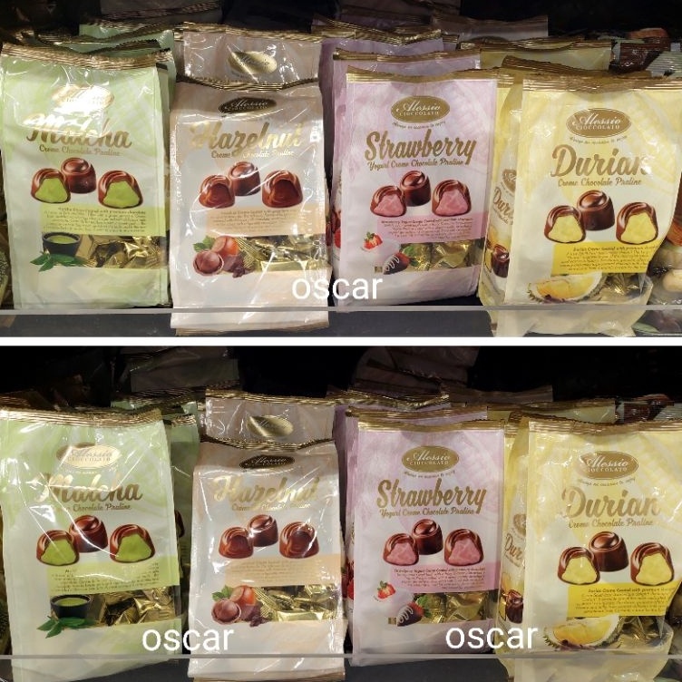 

KODE I24X Coklat Alessio Creme 2g bag cokelat Malaysia Halal chocolate import truffle durian matcha strawberry hazelnut enak