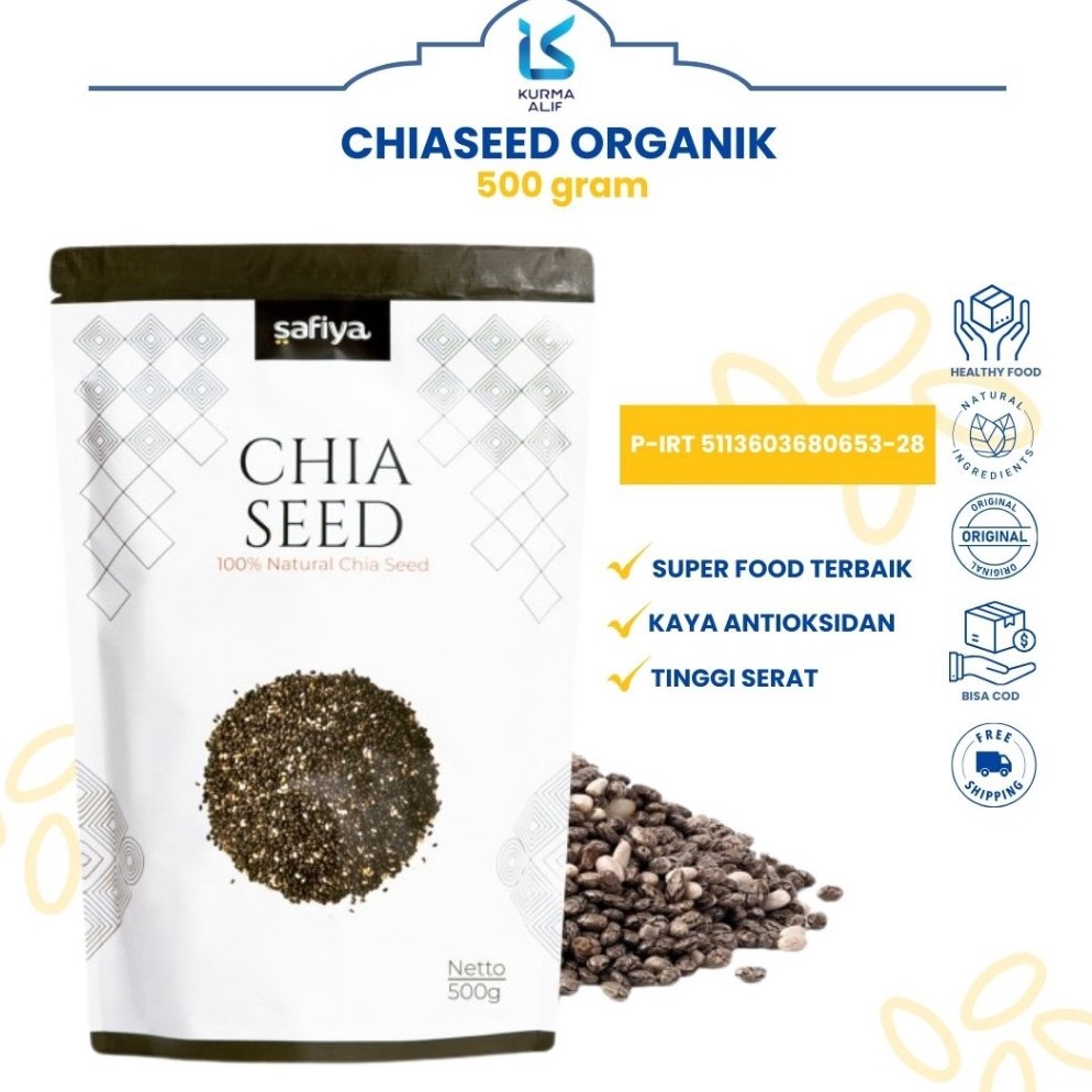 

KODE O26Z Biji Chia Seed 5 gr Premium Organic Black Chiaseed Original