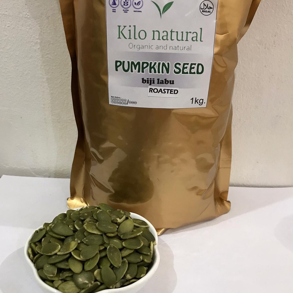 

KODE M74L Pumpkin Seed Roasted 1kg Biji Labu Panggang 1kg