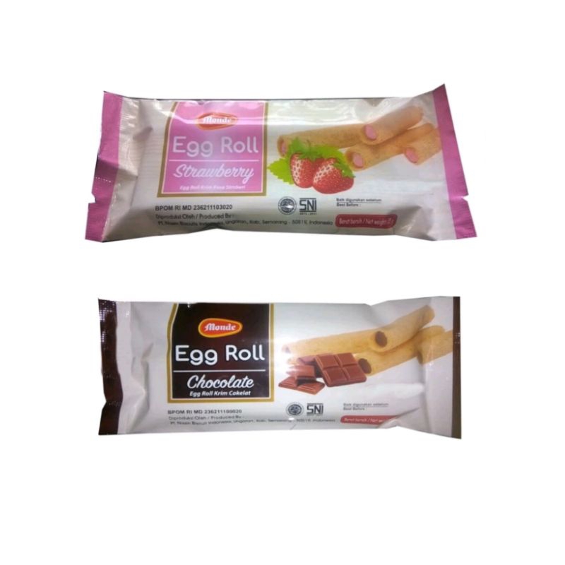

Monde Egg Roll Stick 1pak (10pcs x @35gr) Strawberry Chocolate Snack Egg Roll Rasa Coklat Strawberry Monde Egg Roll Stick Snack Egg Roll Krim / Cemilan Keluarga / Monde Cemilan Keluarga Egg Roll Krim Coklat Egg Roll Krim