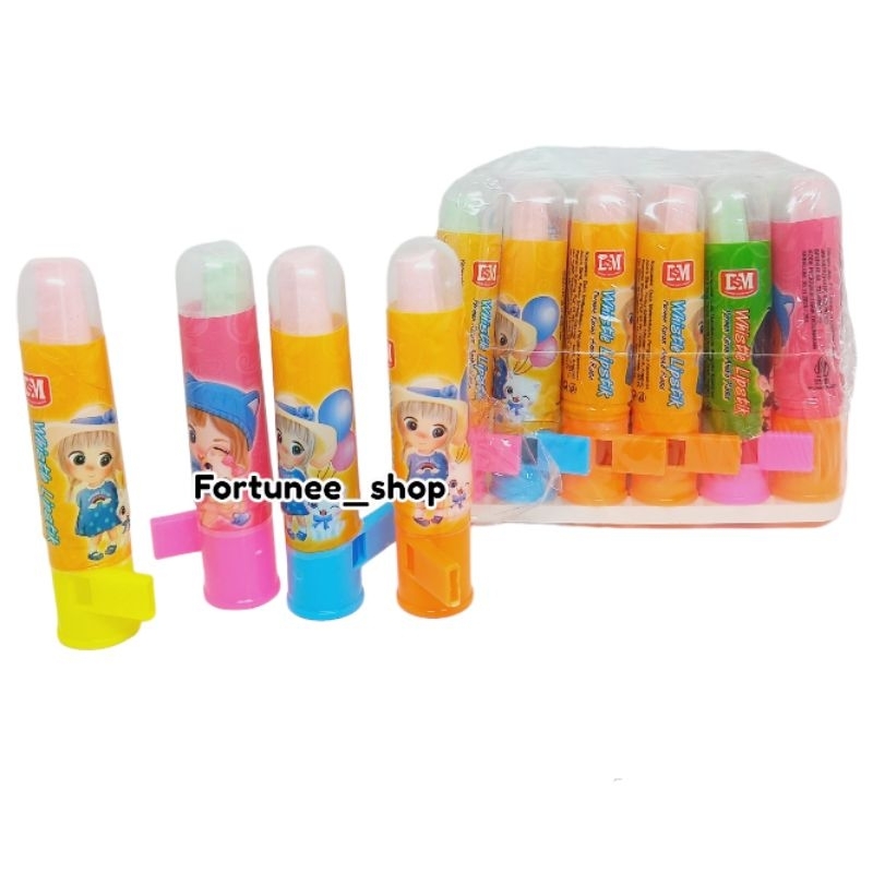 

DSM Whistle Lipstik / Permen Lipstik / Permen Peluit