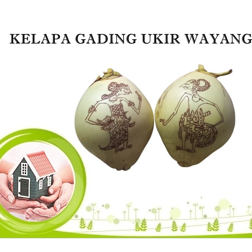 KELAPA GADING KUNING GAMBAR WAYANG 7 BULANAN TINGKEPAN