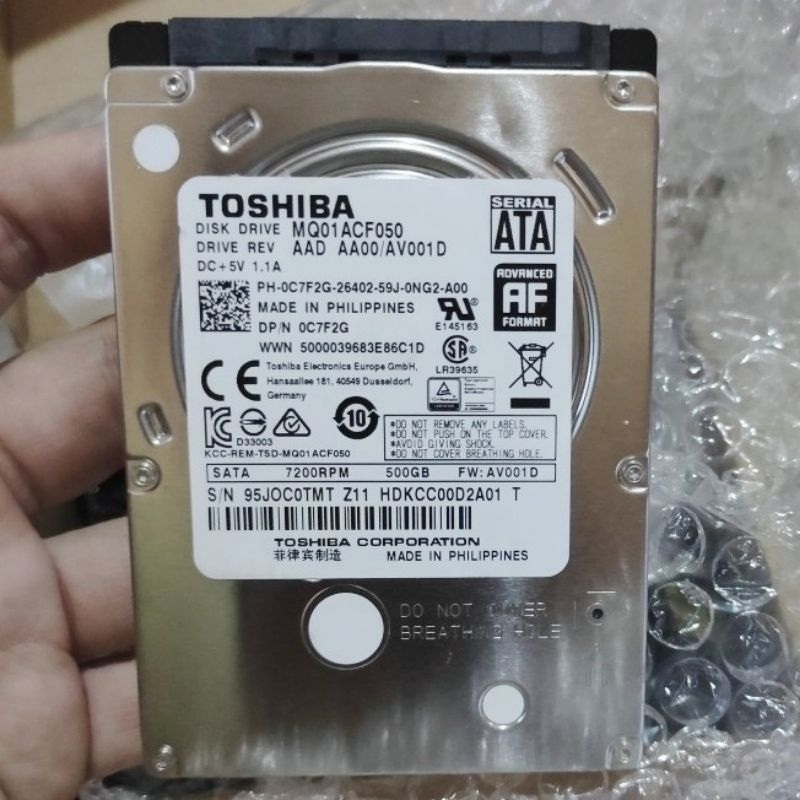 Hardisk Laptop 500gb 7200 RPM