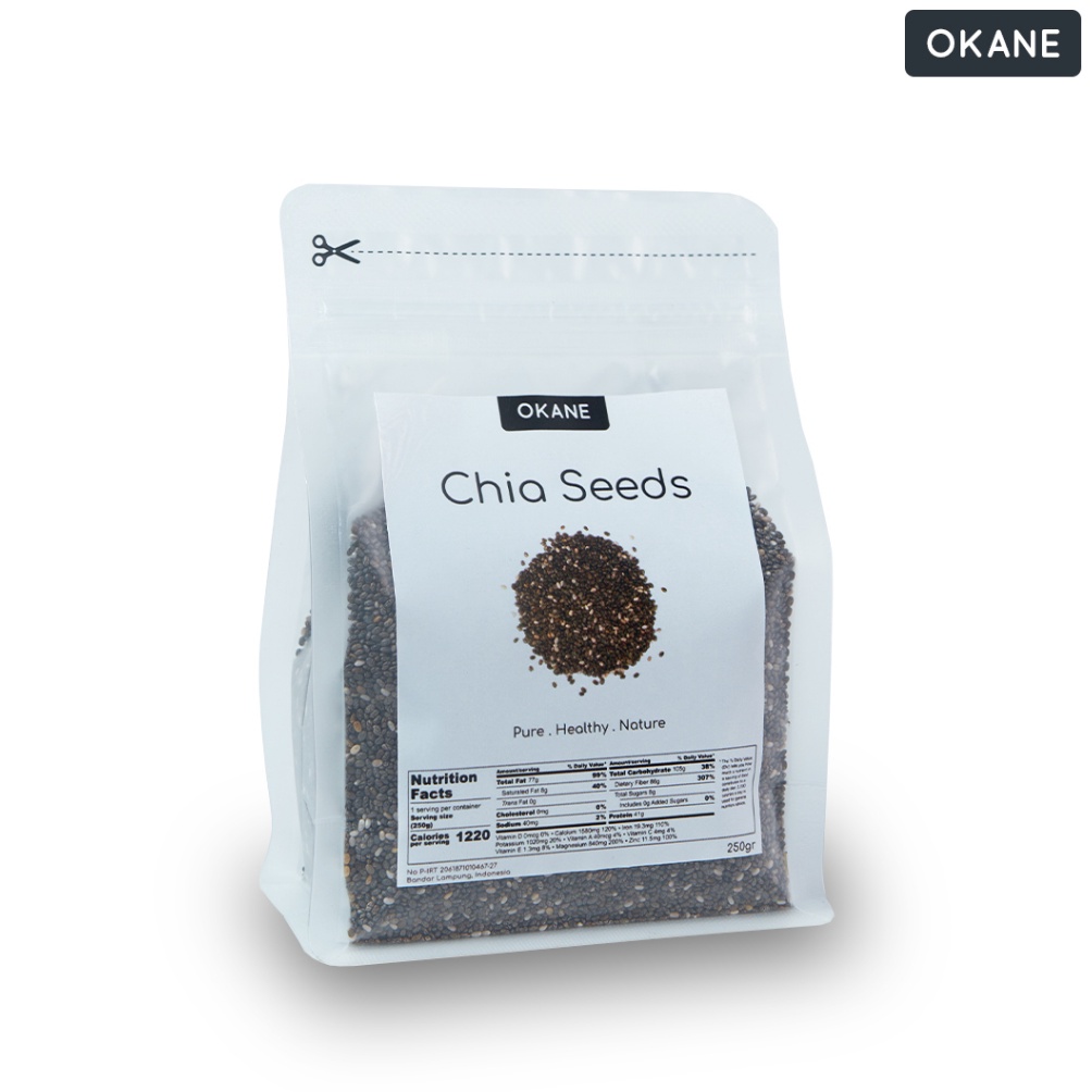 

KODE H77D Chia Seed Mexico Organik Asli 25 gr Biji Chia Seed Premium OKANE 25 gr