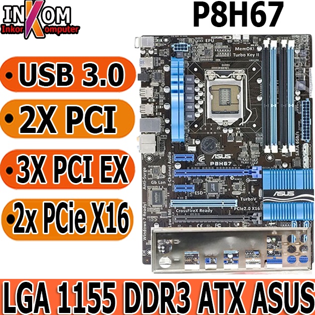 ART N75P Motherboard Mainboard Mobo ATX P8H61 LGA 1155 DDR3