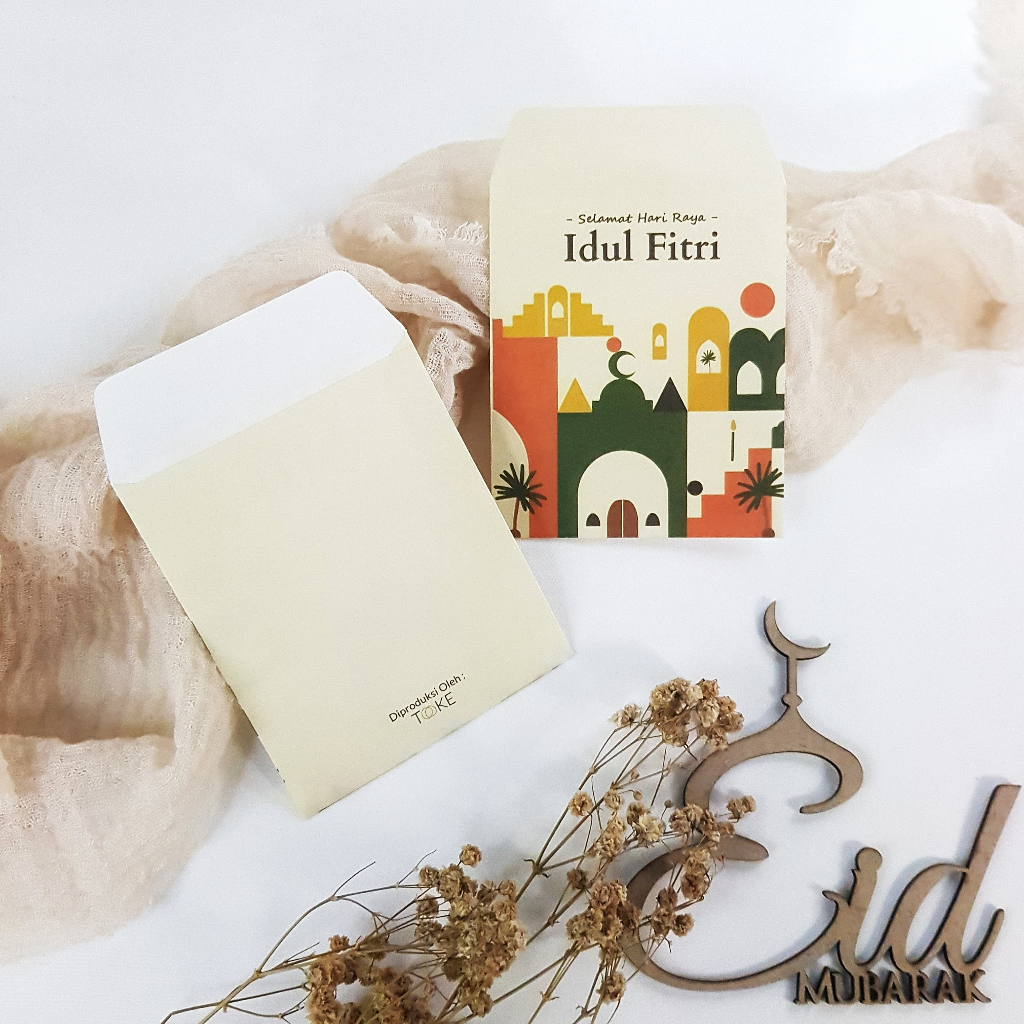 

( Isi 10 ) Amplop Lebaran Idul Fitri 1 Pack Isi 10 Lembar / Amplop Lebaran Murah kecil