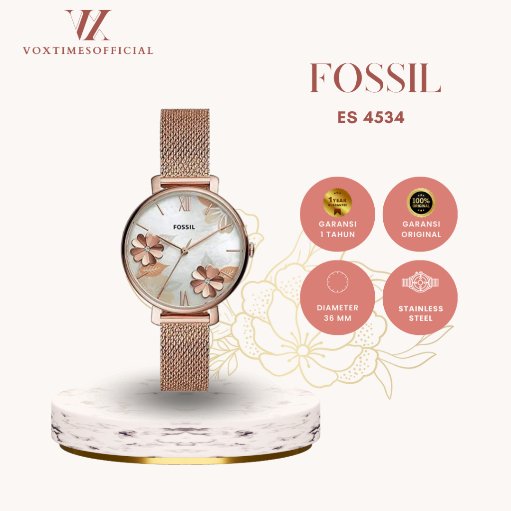 VOXTIMES -- Jam Tangan Wanita FS Type ES-4534 Original Garansi 1 tahun