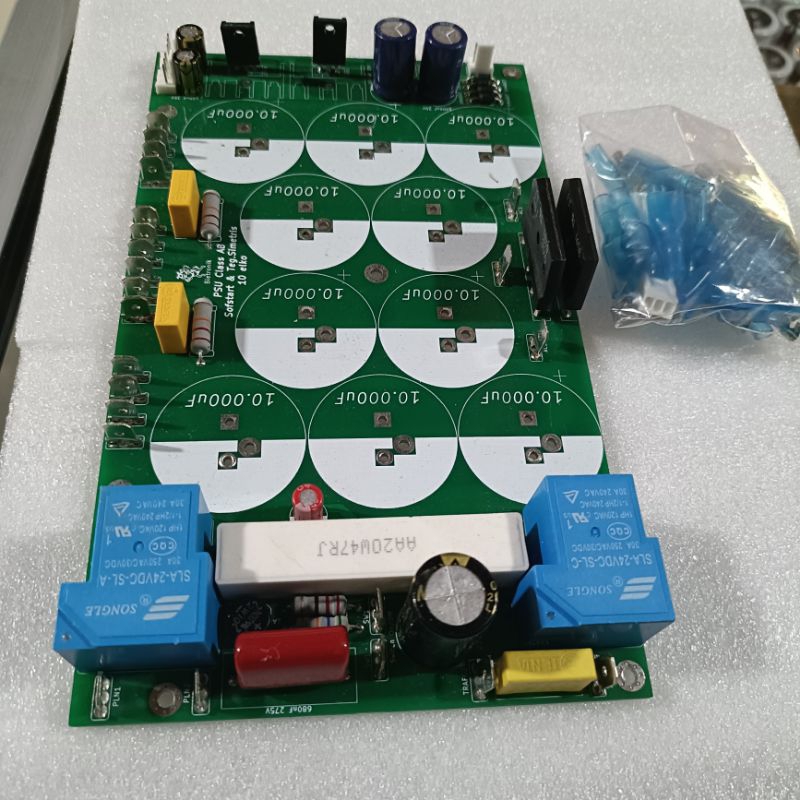 Kit Psu isi 10 elco+Softstar+simetris+Supplay Fan kipas double layer psu 10 elko komplit komponen Ps