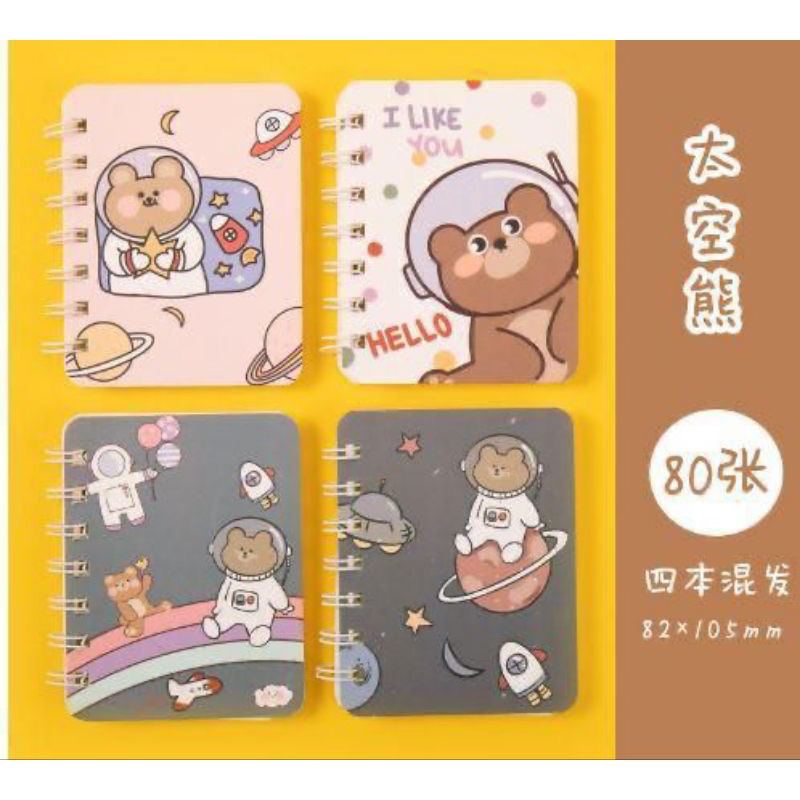 

Buku memo Notebook Kecil karakter lucu