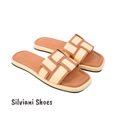 Sendal Teplek Wanita Variasi Jaring Full Busah