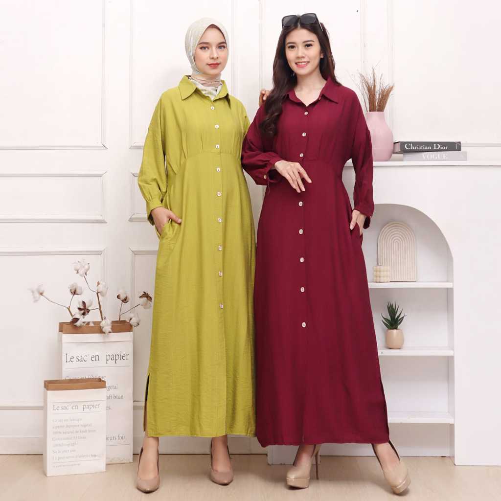 MIDI DRESS TARA MIDI DRESS POLO LINEN HIAN