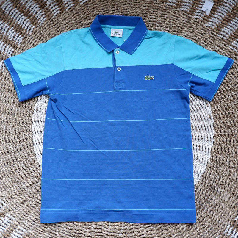 Lacoste Polo Shirt Salur Original | Kaos Polo Second Preloved Branded
