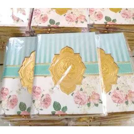 Cetak Buku Yasin Hard Cover Bunga 192 Halaman Termurah Free Tasbih