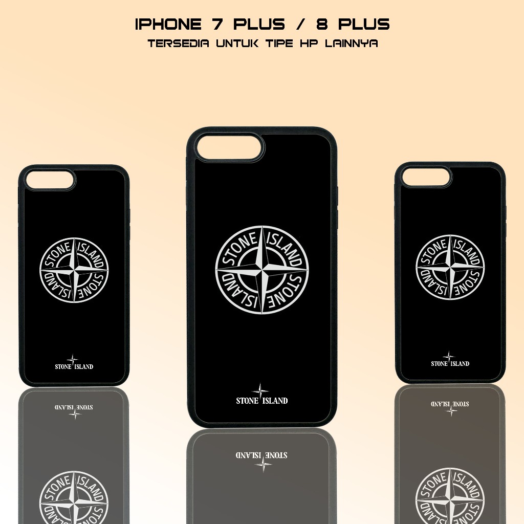 Case Iphone 7 Plus / 8 Plus - Casing Iphone 7 Plus / 8 Plus - ( BLACK WALLPAPER ) - Case Glossy - Ca