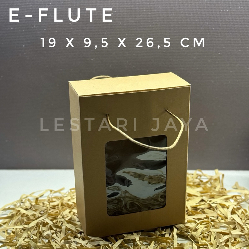 

Box E-Flute MIKA+TALI / Box Toples Tabung 600 gr / 1300 gr uk 19x9,5x26 cm