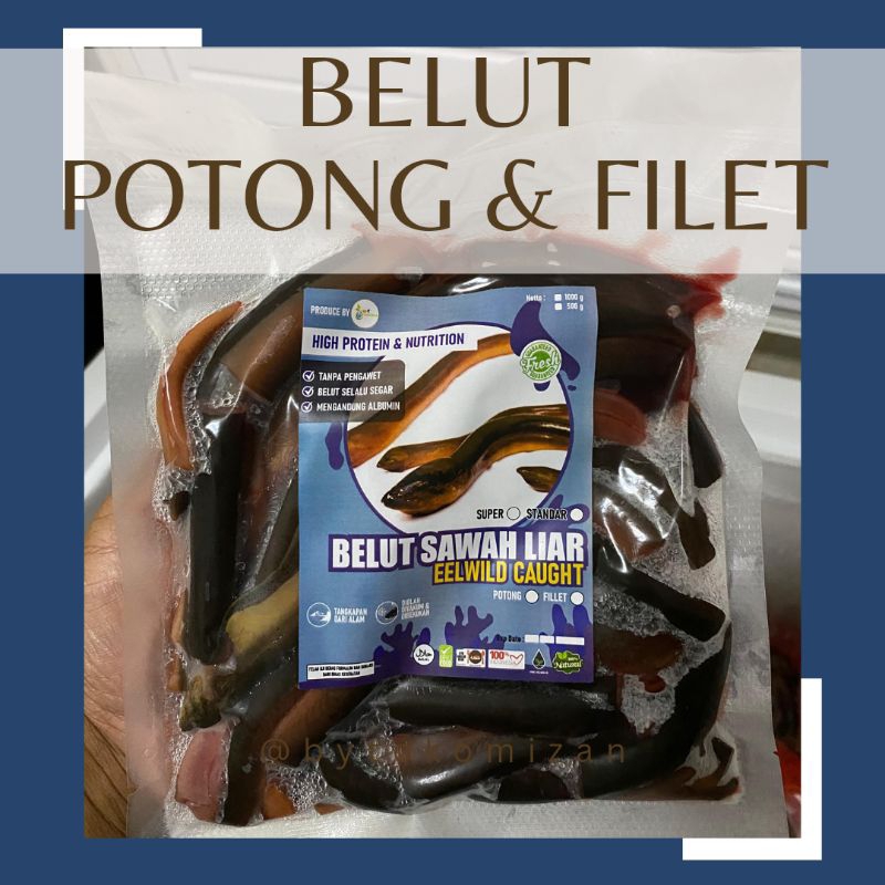 

Belut Sawah Liar | Potong dan Fillet | Halal •MPASI Superfood @pureorganic