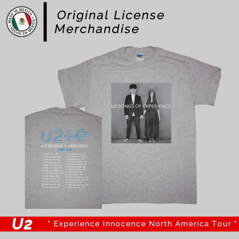 U2 T shirt Kaos Band Music Original Licensed U2 Tour Pop