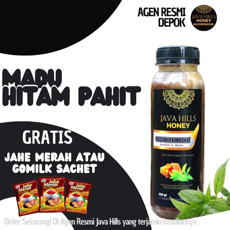 

JavaHills Honey MADU HITAM PAHIT 320gr JAVA HILLS HONEY MADU HERBAL UNTUK KOLESTROL DIABETES ASAM URAT REMATIK bisa COD grosir Open Mitra bisnis madu Reseller Marketer