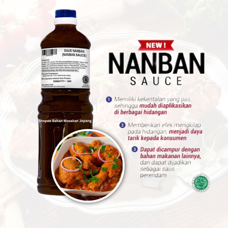 

Kewpie Nanban Sauce 1 L Halal │ Saus Nanban Ayam Goreng Krispi Ala