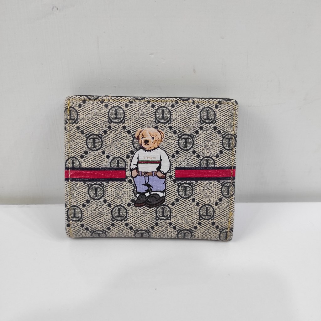 TTWN BEAR ORIGINAL TT2402 DOMPET WANITA - TTWNBEAR - DOMPET LIPAT - DOMPET PENDEK - DOMPET TERLARIS 