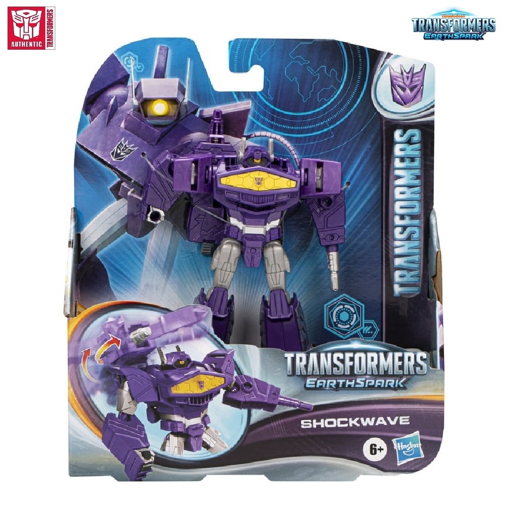 TRANSFORMERS EarthSpark Warrior Shockwave Figure TFOF8577