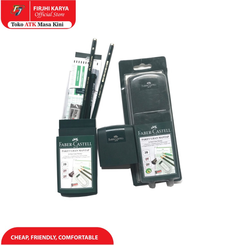 

Paket Perlengkapan Ujian Sekolah 1 Set Alat Tulis Faber-Castell