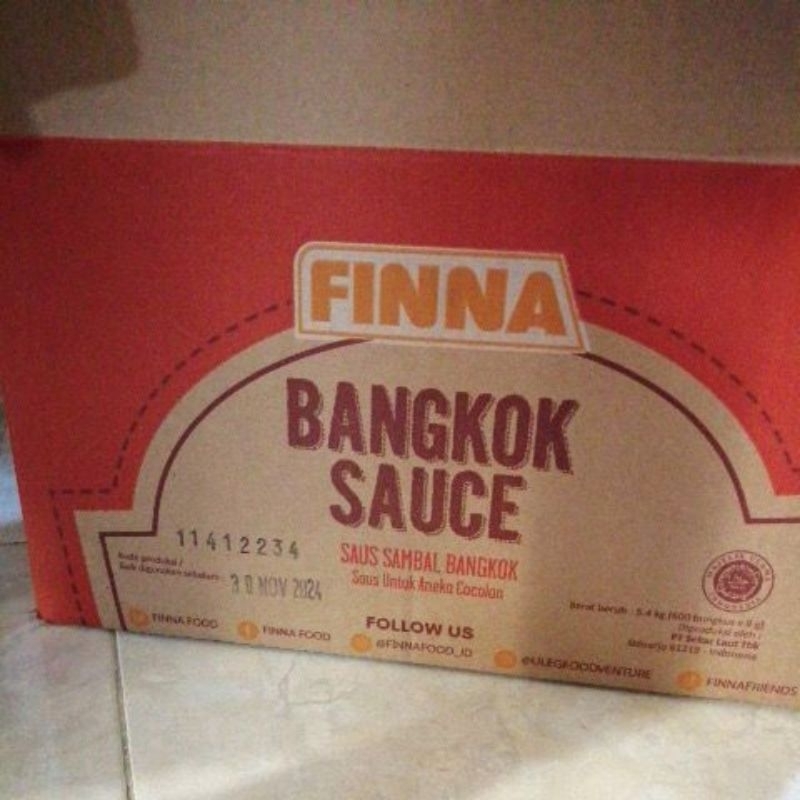 

Finna sambal bangkok 1dus isi 600 pre order