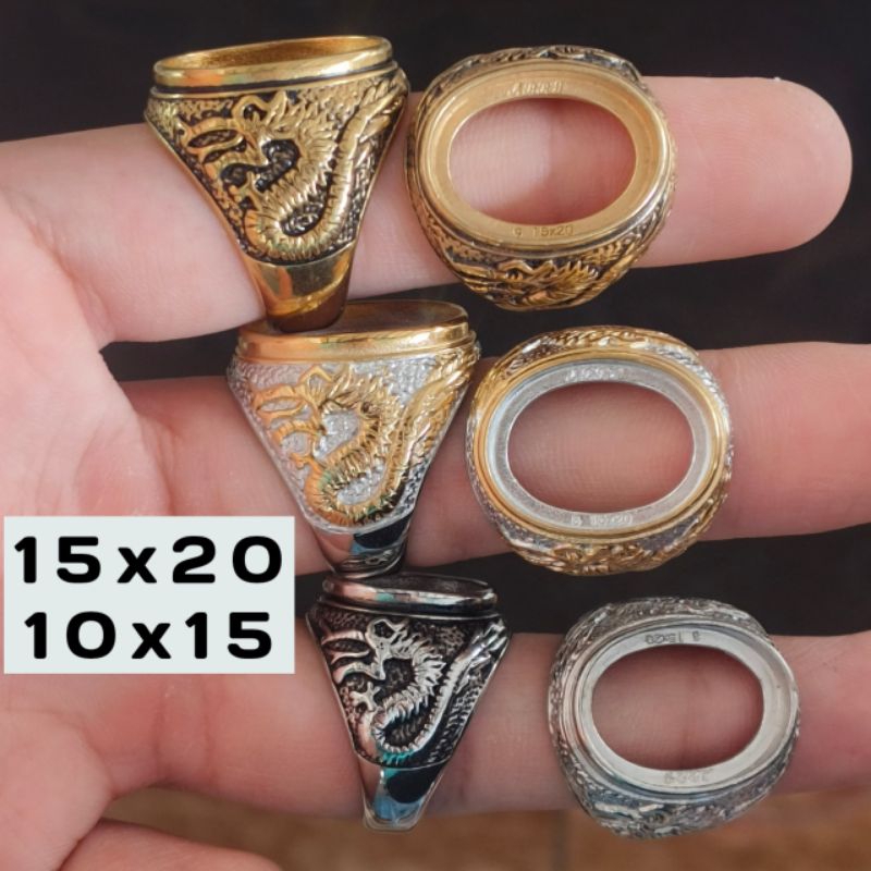 RING TITANIUM SUPER NAGA 20x15, 15x10