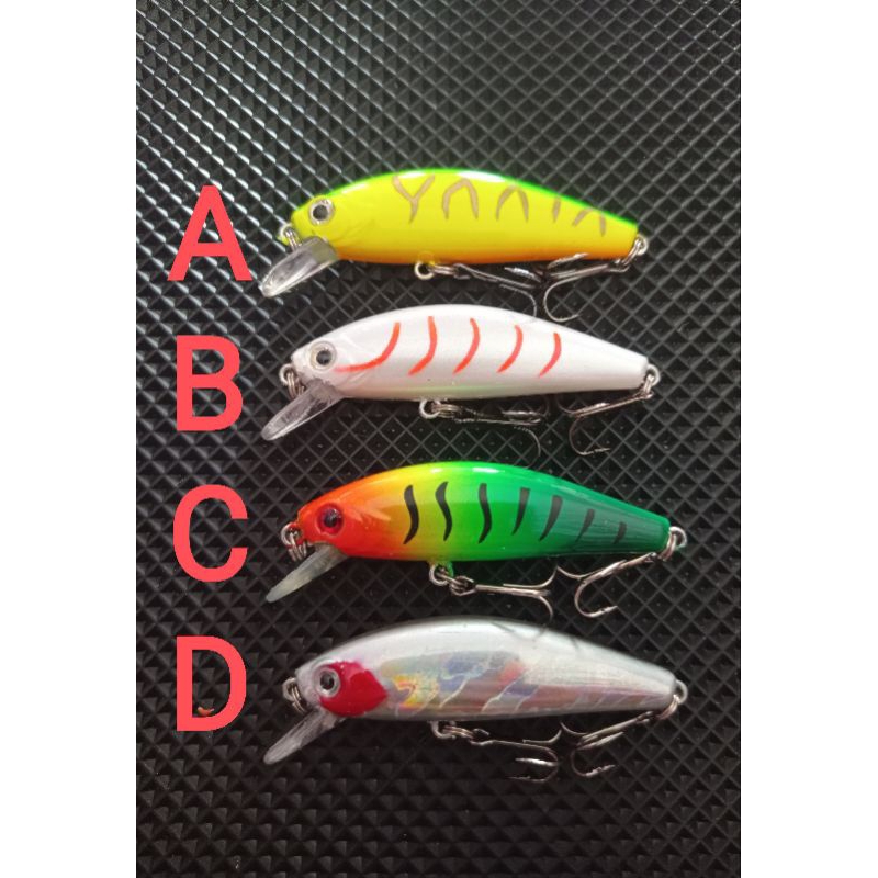 MINNOW SINKING 55MM - UMPAN CASTING IKAN KAKAP / HAMPALA