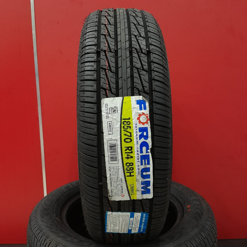 Ban mobil ring 14 ukuran 185/70/R14 Forceum Ecosa ban tubeless mobil calya,sigra,jazz,yaris,etios va