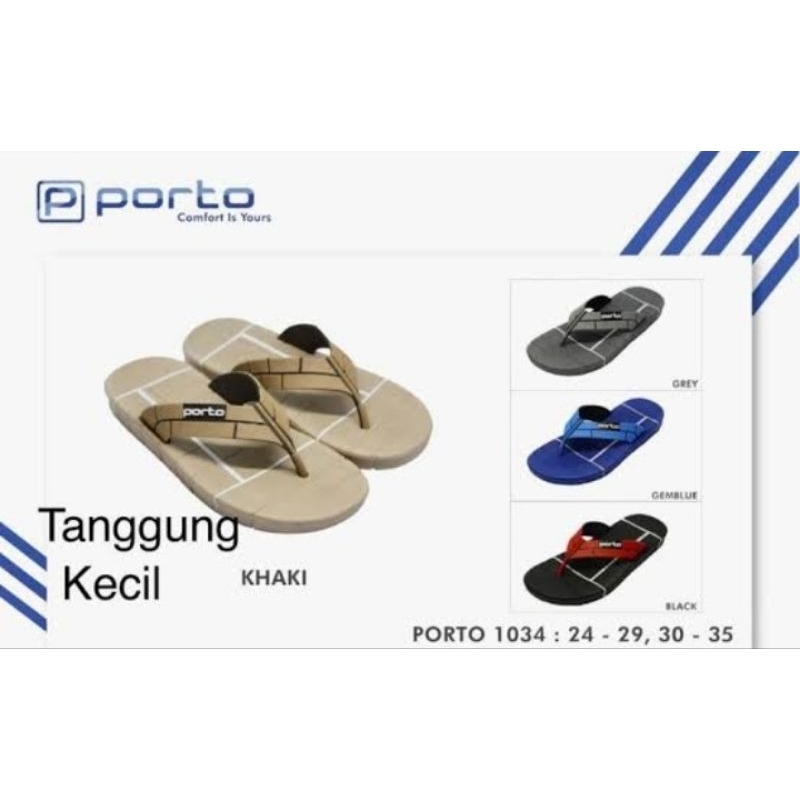 sendal porto anak tanggung