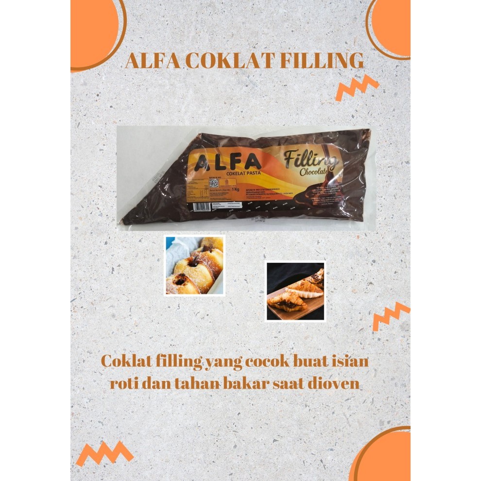 

Alfa Coklat Filling 1 kg