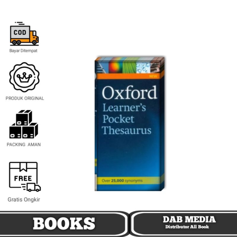 kamus bahasa inggris Oxford Learners Pocket Thesaurus Over 25,000 Synonyms
