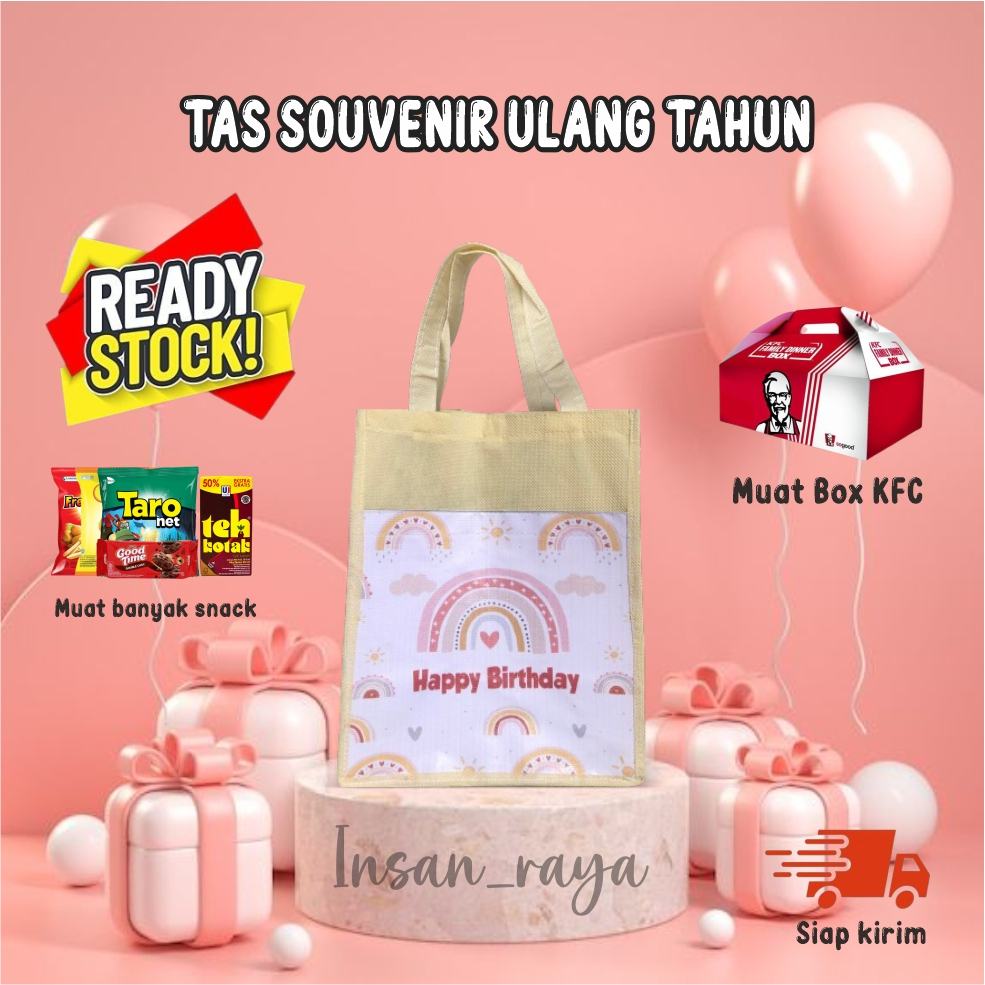 

TAS ULTAH RAINBOW READY STOCK/TAS ULTAH MURAH/TAS ULTAH ANAK/TAS ULTAH SIAP KIRIM