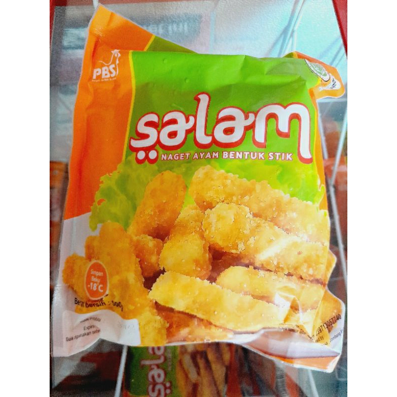 

Nugget Salam Bentuk Stik Hati 500 gr