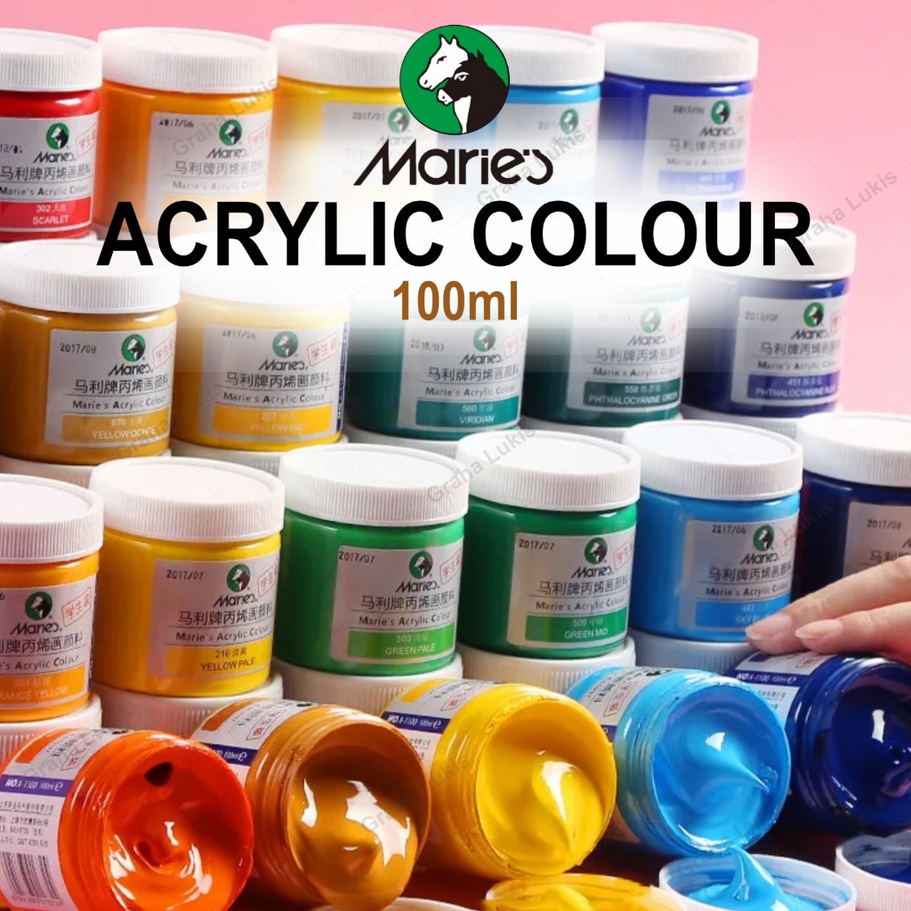 

MARIES ACRYLIC 100ML / CAT AKRILIK MARIES 100ML SIAP KIRIM