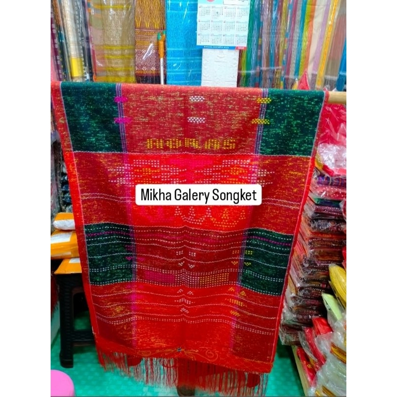 Ulos Sadum Pelangi Hijau Rumbai Padat Ulos Tu Boru Ulos Holong