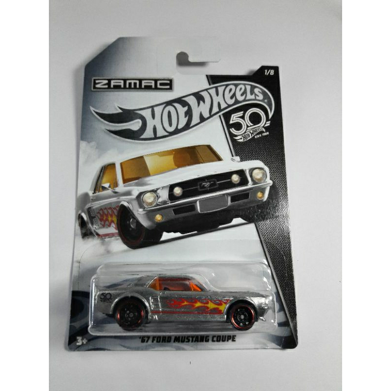 Hot Wheels 50th Anniversary '67 Ford Mustang Coupe Zamac