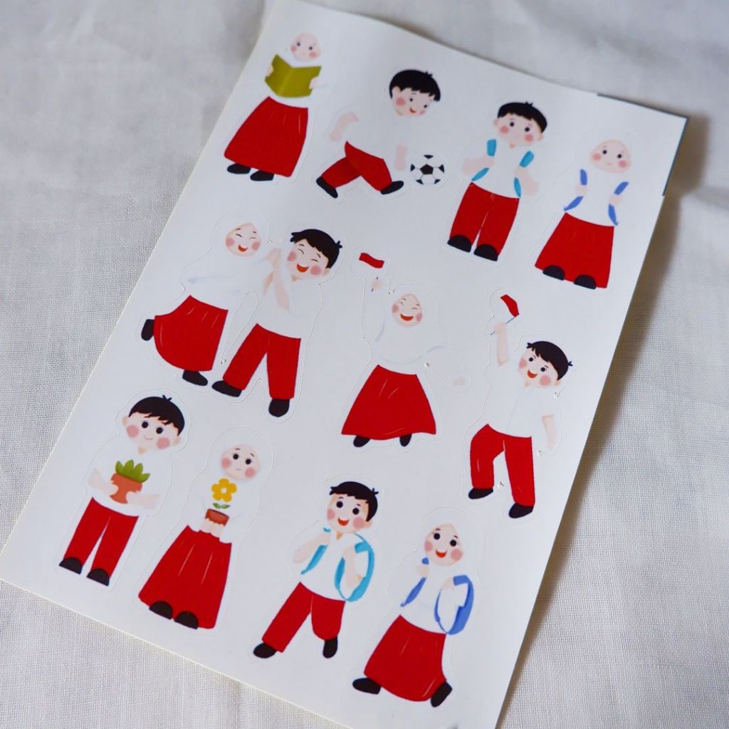 

Sticker anak sekolah dasar