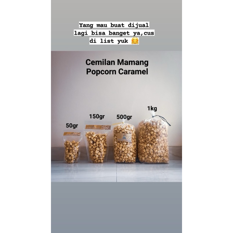 

popcorn caramel