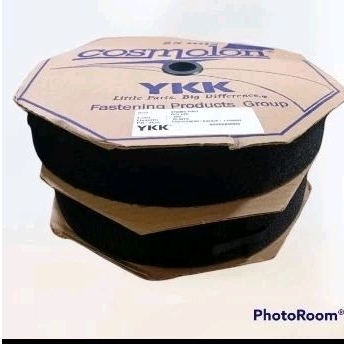 velcro ykk high quality 5cm black 1 roll isi 25m