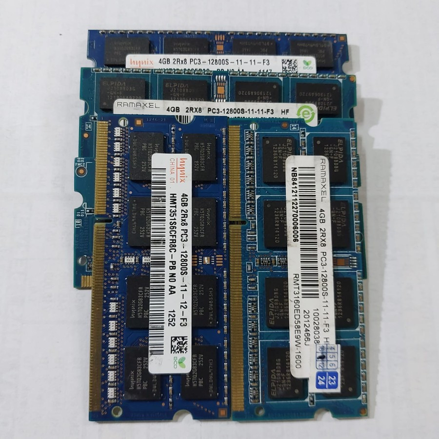 ram sodimm ddr3 4gb 12800 non L samsung skhynix hynix ramaxel