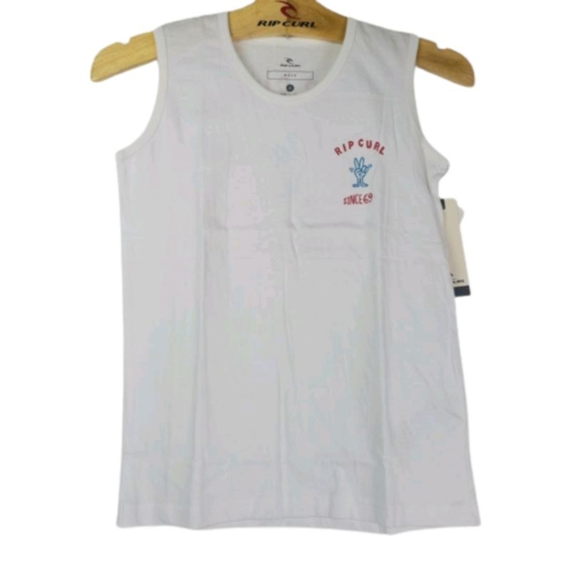 Kaos Ripcurl Original pria S19 Peace hand tee groms - white